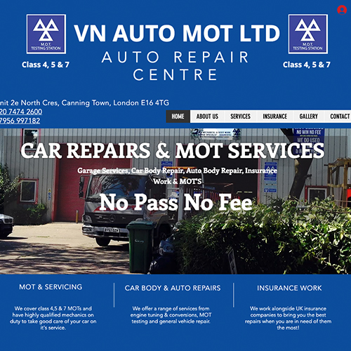Canning MOT Website