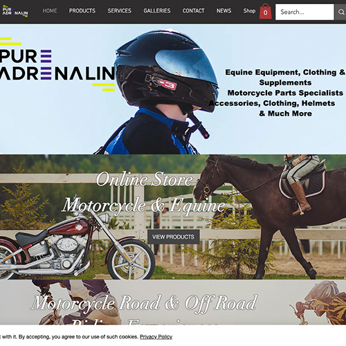 Pure Adrenalin Website